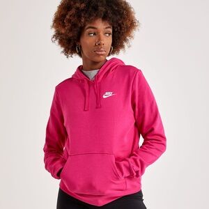 Women’s Nike Hoodie - Hot Pink - Size Large